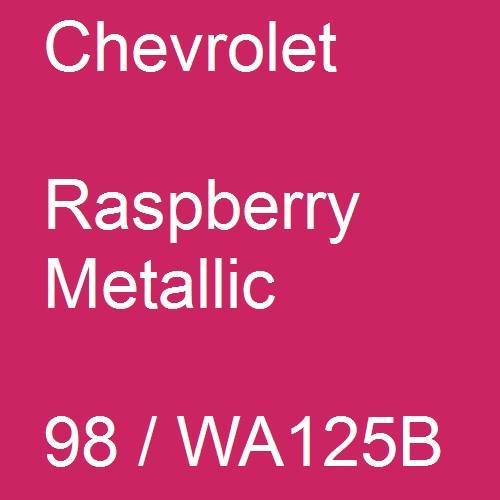 Chevrolet, Raspberry Metallic, 98 / WA125B.